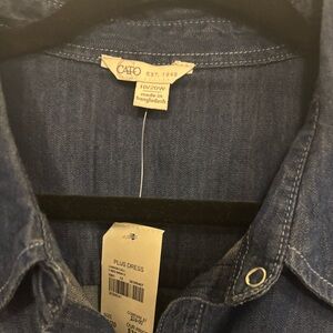 Cato Dark Blue Denim Dress